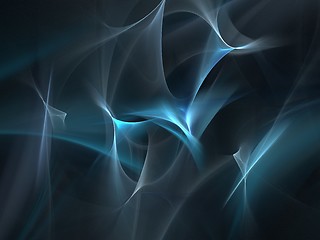 Image showing Blue waves texture