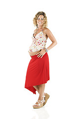 Image showing Happy pregnant woman