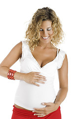 Image showing Happy pregnant woman