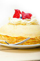 Image showing crepe pancake cake