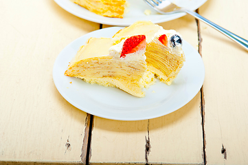 Image showing crepe pancake cake