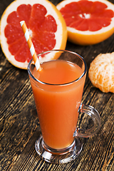 Image showing grapefruit juice