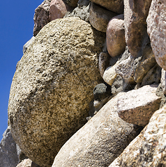 Image showing ncient stone wall