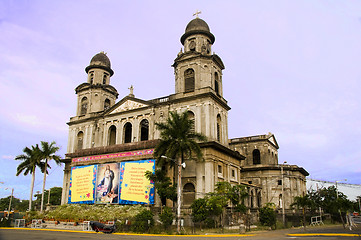Image showing editorial Old Cathedral Managua catedral Santo Domingo