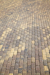 Image showing two-tone cobblestones