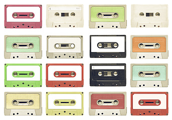 Image showing Vintage looking Tape cassette