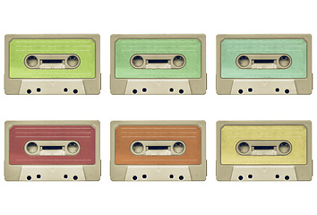 Image showing Vintage looking Tape cassette