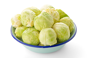 Image showing Fresh brussels sprouts