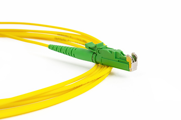 Image showing fiber optic single mode patch cord E2000