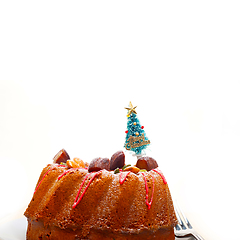 Image showing Christmas cake