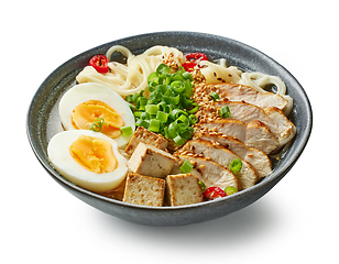 Image showing bowl of ramen soup