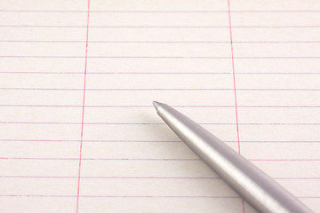 Image showing Notepad and pen