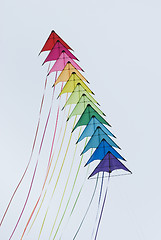 Image showing Colourful kites