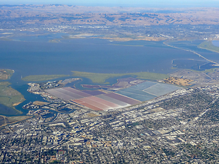 Image showing San Francisco Bay aerial view