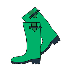 Image showing Icon Of Hunter\'s Rubber Boots