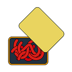 Image showing Icon Of Worm Container