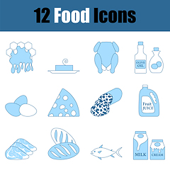 Image showing Food Icon Set