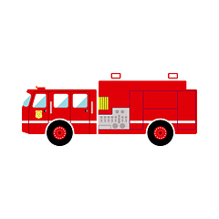 Image showing Fire Service Truck Icon