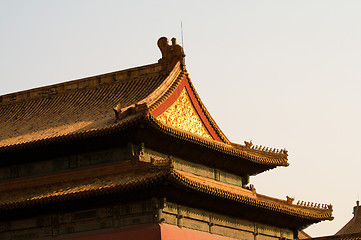 Image showing Roofs of the Forbidden City