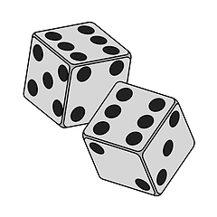 Image showing Craps Dice Icon