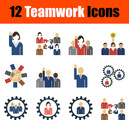 Image showing Teamwork Icon Set