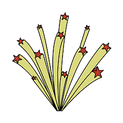 Image showing Fireworks Icon