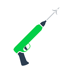 Image showing Icon Of Fishing Speargun