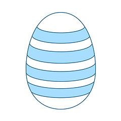 Image showing Easter Egg With Ornate Icon