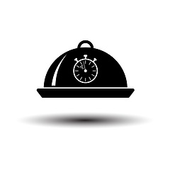 Image showing Cloche With Stopwatch Icon