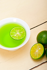 Image showing green lime lemonade