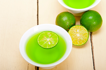 Image showing green lime lemonade