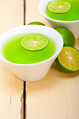 Image showing green lime lemonade