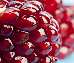 Image showing red pomegranate seeds