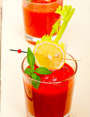 Image showing fresh tomato juice