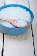 Image showing raw white rice