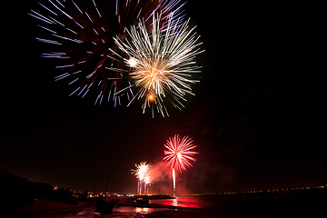 Image showing Fireworks of St Paio of Torreira