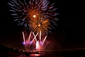 Image showing Fireworks of St Paio of Torreira