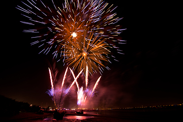 Image showing Fireworks of St Paio of Torreira