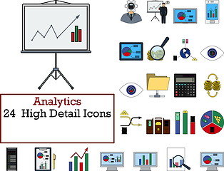 Image showing Analytics Icon Set