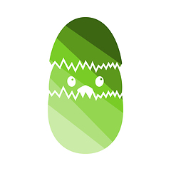 Image showing Easter Chicken In Egg Icon