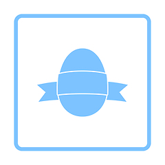 Image showing Easter Egg With Ribbon Icon