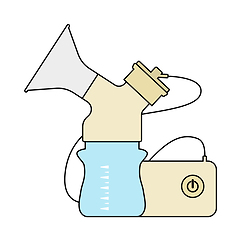 Image showing Electric Breast Pump Icon