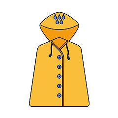 Image showing Icon Of Raincoat