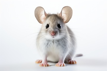 Image showing Mouse with big ears on white