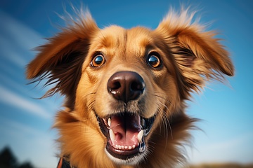 Image showing Funny portrait of dog
