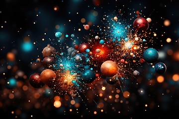 Image showing Abstract colourful explosion