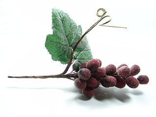 Image showing red grape decoration