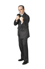 Image showing Businessman on white background