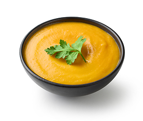 Image showing bowl of vegetable cream soup