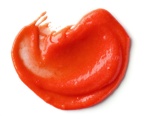 Image showing tomato puree on white background